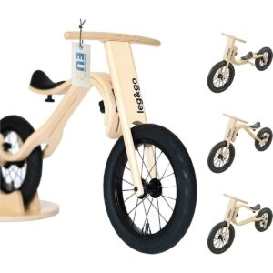 Draisienne 3-en-1  en bois pour les enfants