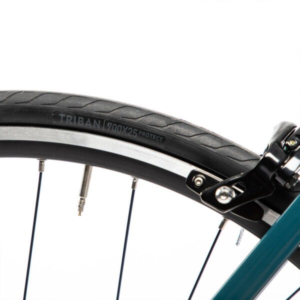 Triban Regular Femme cintre plat émeraude