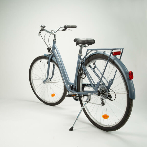 Vélo de ville ELOPS 120 à CADRE BAS BLEU