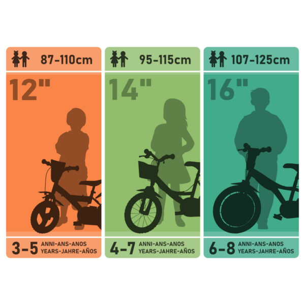 Vélo Enfant 16" 5-7 Ans Unicorn