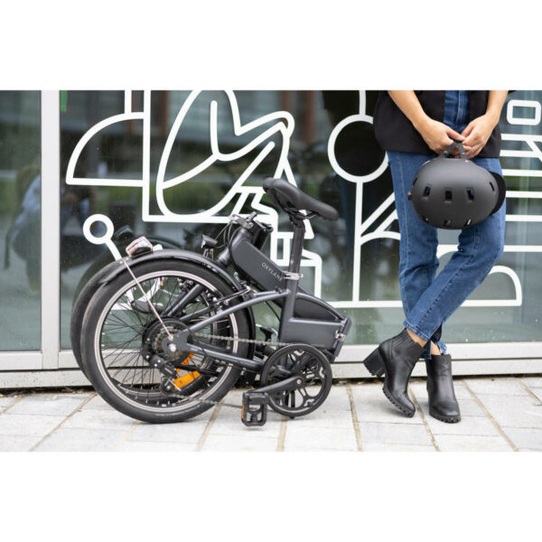Vélo Pliant a Assistance électrique TILT 500 GRIS NOIR