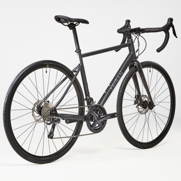 Vélo route CYCLOTOURISTE TRIBAN RC500 NOIR