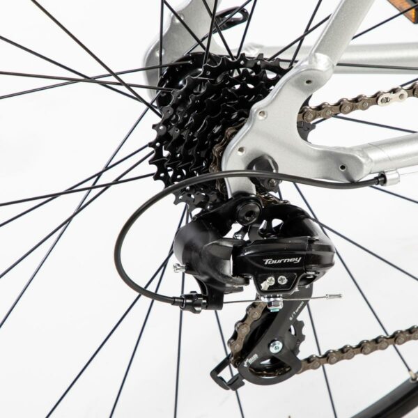 velo-route-homme-cyclotourisme-rc100-gris_5 Vélo de route homme CYCLOTOURISME RC100 GRIS
