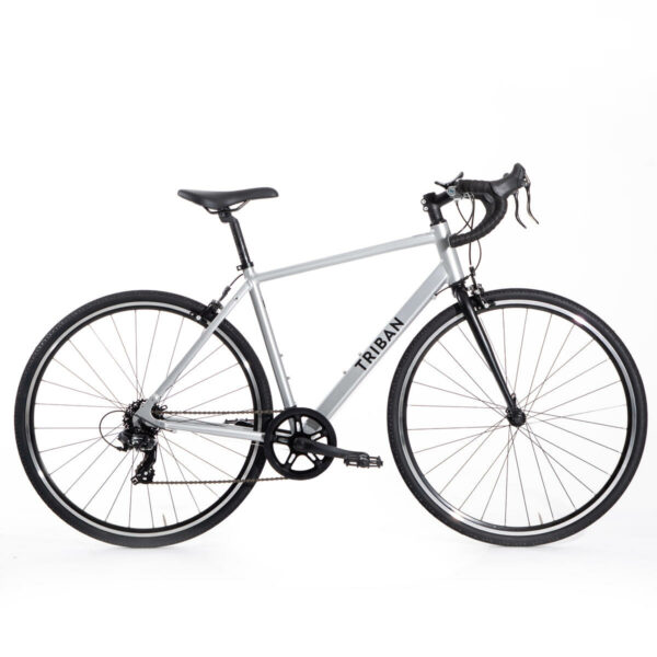 velo-route-homme-cyclotourisme-rc100-gris_9 Vélo de route homme CYCLOTOURISME RC100 GRIS