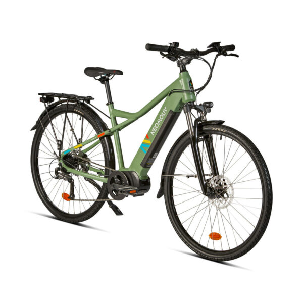 Vélo tout chemin électrique NEOMOUV RAIPON 2 High Frame Kaki