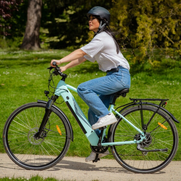 Vélo tout chemin électrique NEOMOUV RAIPON Bleu