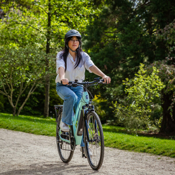 Vélo tout chemin électrique NEOMOUV RAIPON Bleu