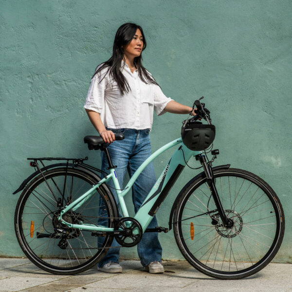 Vélo tout chemin électrique NEOMOUV RAIPON Bleu