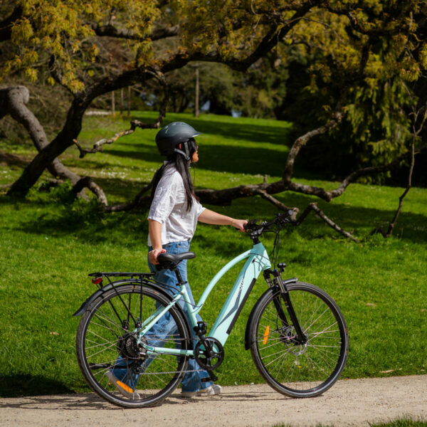 Vélo tout chemin électrique NEOMOUV RAIPON Bleu