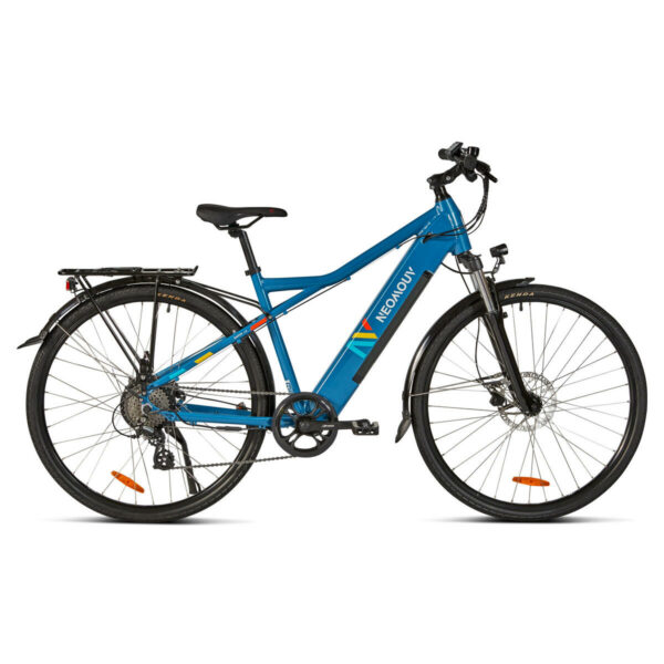 Vélo tout chemin électrique NEOMOUV RAIPON High Frame Bleu Métallisé