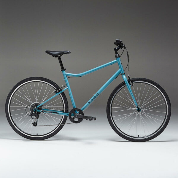 velo-tout-chemin-riverside-120-bleu-petrol-noir_9 Vélo Tout Chemin RIVERSIDE 120 BLEU PETROL NOIR