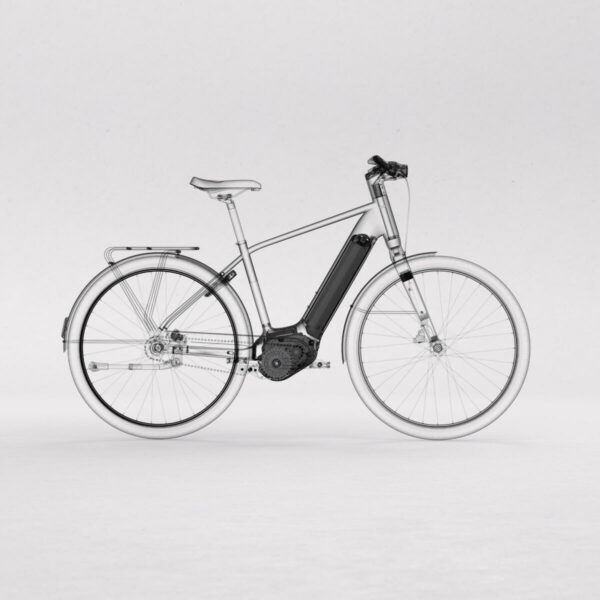 Vélo ville électrique à moteur automatique OWURU CADRE HAUT LD 920 E