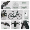 Vélo ville électrique à moteur automatique OWURU CADRE HAUT LD 920 E