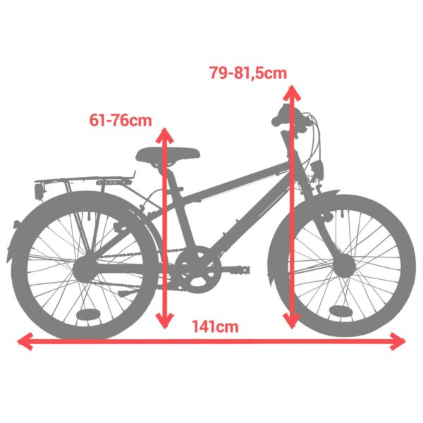 Vélo Ville Enfant HOPRIDER 900 20" 6-9 ans