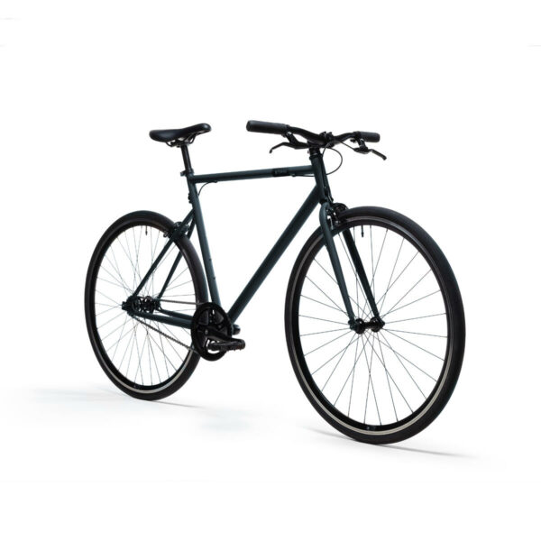 Vélo Ville SINGLE SPEED 500 GRIS Carbone