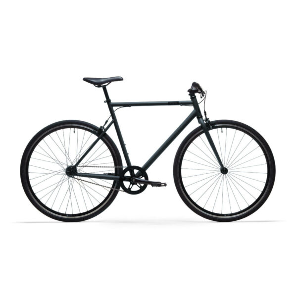 Vélo Ville SINGLE SPEED 500 GRIS Carbone