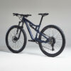 Vélo VTT CROSS COUNTRY RACE 100 S cadre aluminium Bleu