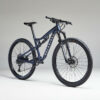 Vélo VTT CROSS COUNTRY RACE 100 S cadre aluminium Bleu