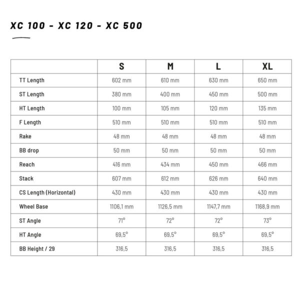 Vélo VTT cross country XC 120 cadre aluminium