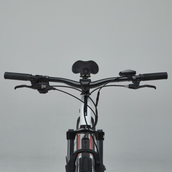 Vélo VTT électrique semi-rigide 27,5" E-ST 100 Blanc Rouge