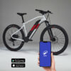 Vélo VTT électrique semi-rigide 27,5" E-ST 100 Blanc Rouge