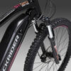 Vélo VTT électrique semi-rigide 27,5" E-ST520 Noir Violet