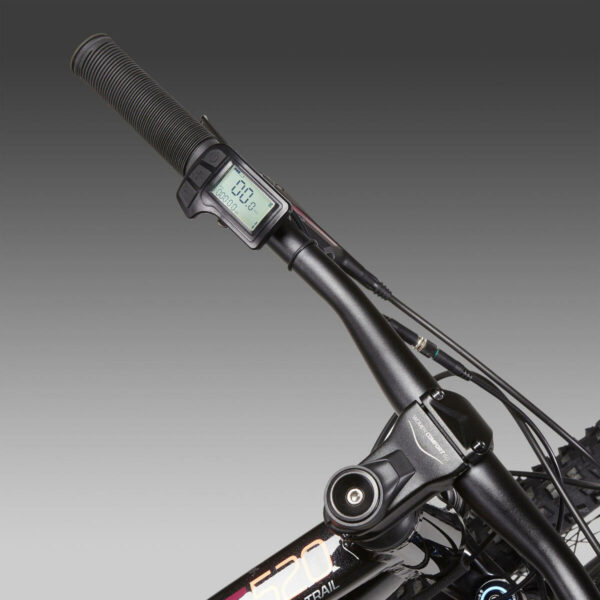 Vélo VTT électrique semi-rigide 27,5" E-ST520 Noir Violet