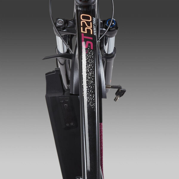 Vélo VTT électrique semi-rigide 27,5" E-ST520 Noir Violet