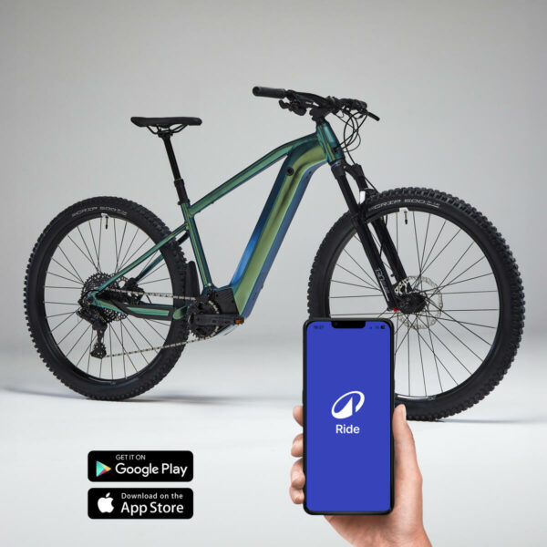 Vélo VTT électrique semi rigide 29" E-EXPL 700 Vert bouteille