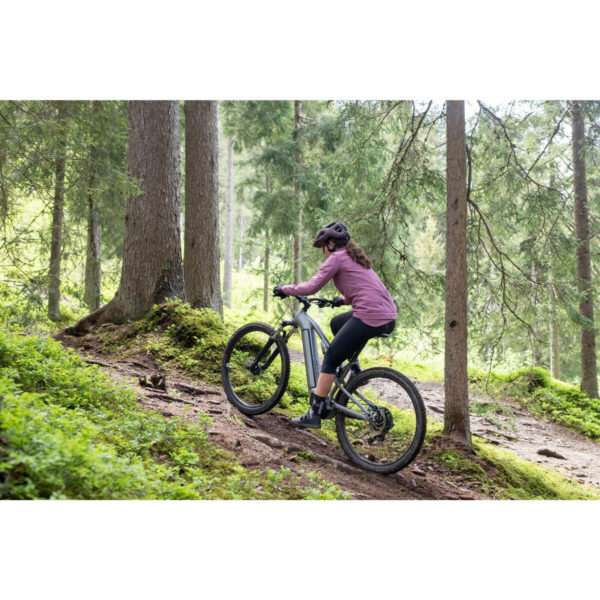 Vélo VTT électrique tout suspendu 29" - E-EXPL 500 S Gris métal