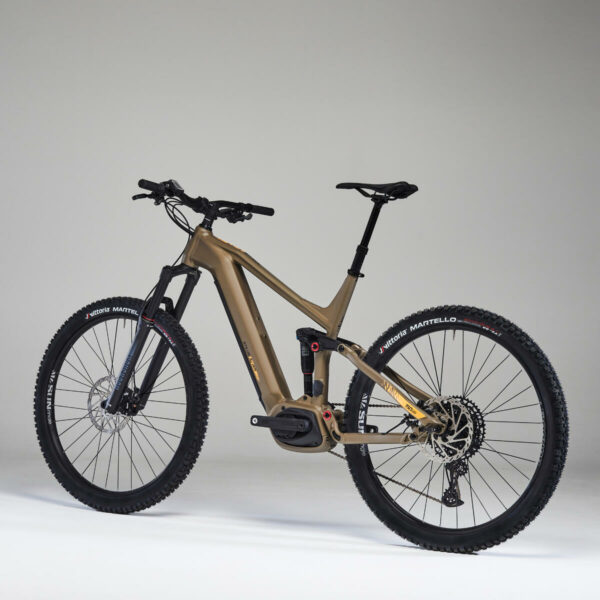 Vélo Vtt électrique tout suspendu 29" STILUS E-ALL MOUNTAIN Ocre
