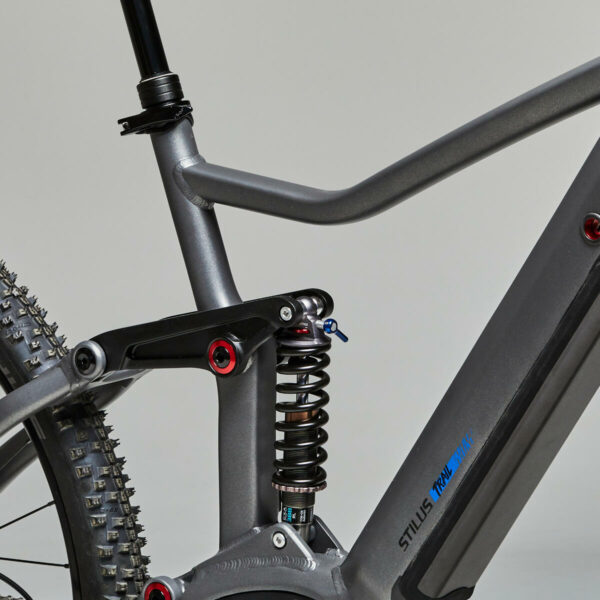 Vélo VTT ELECTRIQUE tout suspendu 29" STILUS E-TRAIL Gris