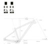 Vélo vtt randonnée EXPLORE 540 BLEU NOIR 29"
