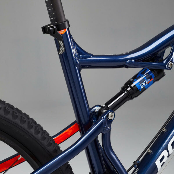 Vélo vtt tout SUSPENDU ST 540 S BLEU ORANGE 27,5"