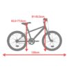 Vélo VTT Enfant ROCKRIDER ST 500 20" 6-9 ans