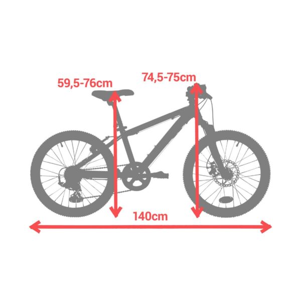 Vélo VTT Enfant ROCKRIDER ST 900 20" 6-9 ans