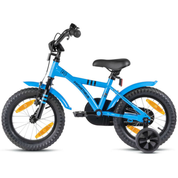 Vélo 14" enfant 3-5 ans avec roues stabilisateurs et rétropédalage