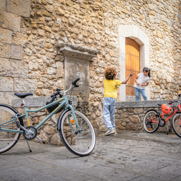 Vélo VTC Enfant RIVERSIDE 500 KAKI 24" 9-12 ans