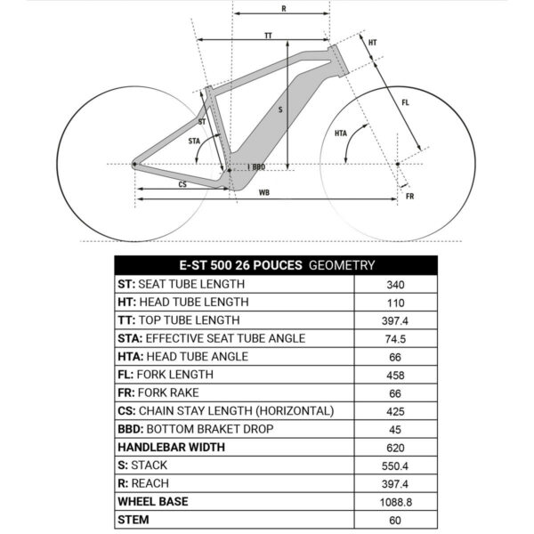 Vtt Electrique Enfant ROCKRIDER E ST 500 26" 9-12 ans